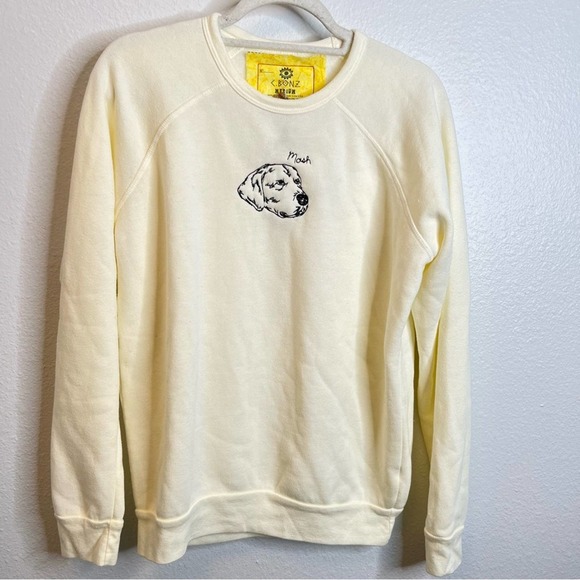 Custom Staud x C.Bonz Sweatshirt in Cream - Picture 3 of 10